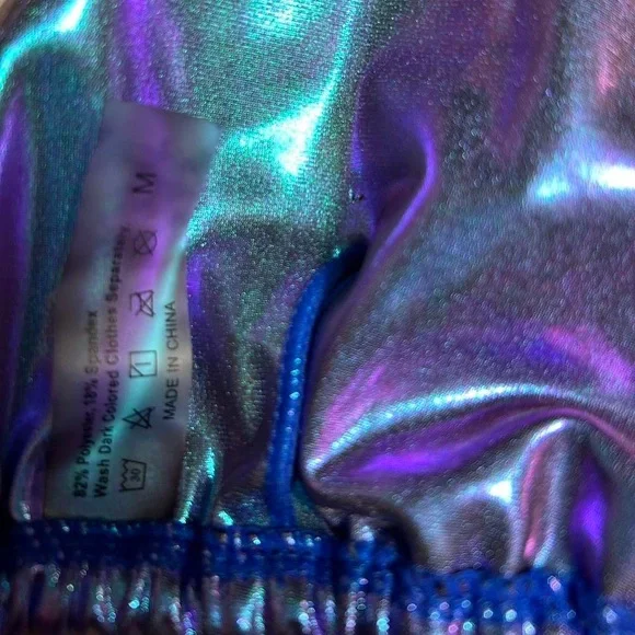 Iridescent Purple Bikini Top Small - Picture 10 of 10